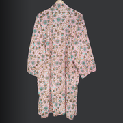 Women's Cotton Dressing Gown, Kimono Bathrobe for Womens, 100% Cotton Robes for Women, Indian Cotton Bathrobes